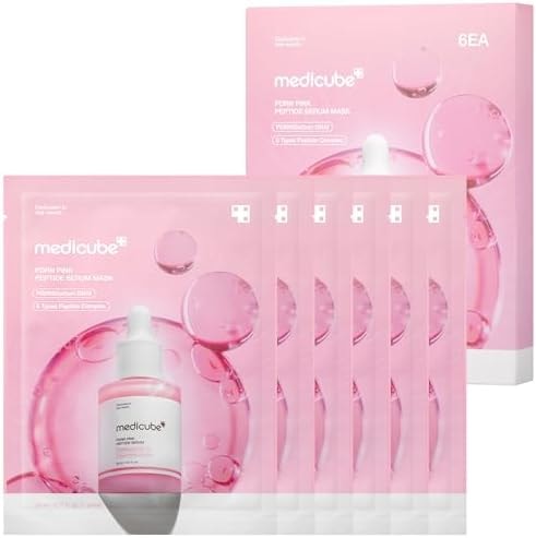 medicube PDRN Pink Peptide Ampoule Sheet Mask 6EA