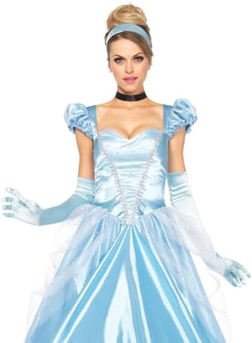 Leg Avenue Women's Costume, Blue, 3X / 4X