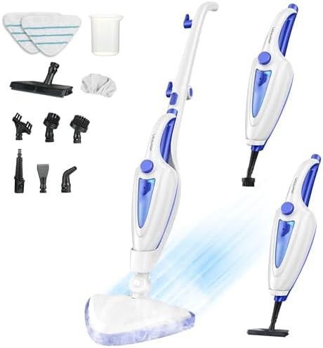 Aspiron 12-in-1 Steam Mop, 1500W Detachable Handheld Steam Cleaner