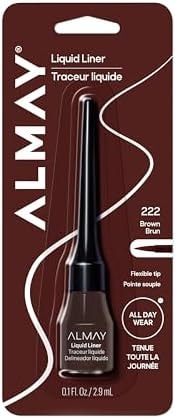 Almay Precision Tip Liquid Eyeliner, 222 Brown, 1 Count