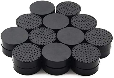 UFelice 24 Pack Invisible Pot Feet with Enhanced Non-Slip Surface Grip Plant Pots and Flowers, Solid Rubber Pots Risers, Pot Lifters for Indoor or Outdoor Planters