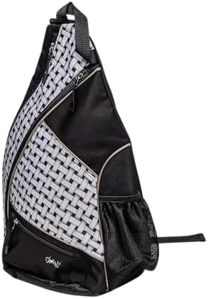 Glove It Sling Bag - 19 in x 13 in. Pickle Ball Bag w/Adjustable Strap, Clip-On Shoe Bag Included, Functional Pickleball Bag - Shadow Weave