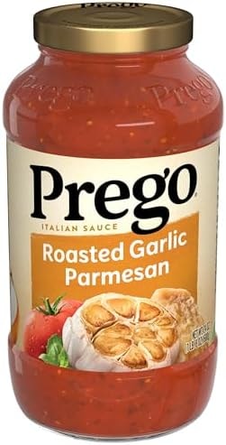 Prego Pasta Sauce, Italian Tomato Sauce with Roasted Garlic & Parmesan Cheese, 24 oz Jar