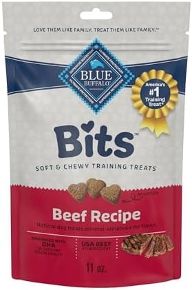 Blue Buffalo Bits Beef Training Treats, 11 oz