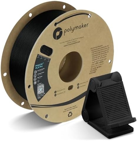 Polymaker PolyLite PLA Pro Filament 1.75mm 1KG Black