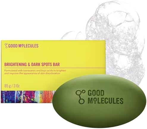Good Molecules Brightening & Dark Spots Bar, Kojic Acid Soap, 3 oz