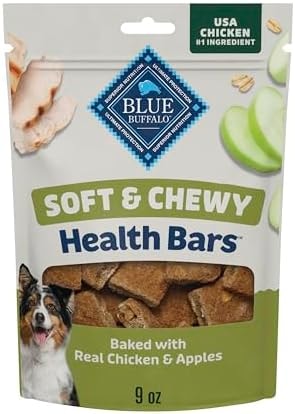 Blue Buffalo Health Bars Chicken & Apples Soft & Chewy Treats, 9 oz