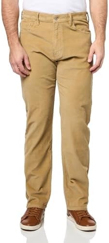 DOCKERS® Men's Jean Cut Straight Fit with All Seasons Tech™, Harvest Gold, 31W x 30L