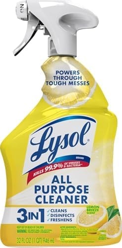 Lysol All Purpose Cleaner Spray, Disinfectant, Lemon, 32oz