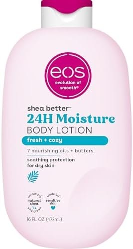 eos Natural Shea Better Body Lotion, Fresh & Cozy, 16 fl oz