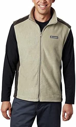 Columbia Mens Steens Mountain Fleece Vest, Tusk/Buffalo, 5X