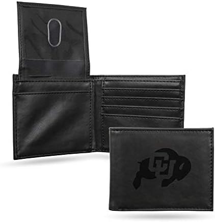 Rico Industries Laser Engraved Billfold Wallet, Colorado Buffaloes