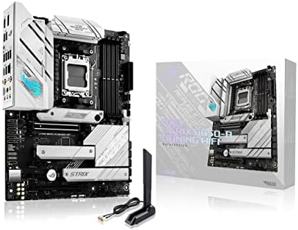 ASUS ROG Strix B650-A Gaming WiFi AMD B650 AM5 Ryzen™ Desktop 9000 8000 & 7000 ATX motherboard, 12 + 2 power stages, DDR5, 3x M.2 slot, PCIe® 4.0, 2.5G LAN, WiFi 6E, USB 3.2 Gen 2x2 Type-C®, Aura Sync