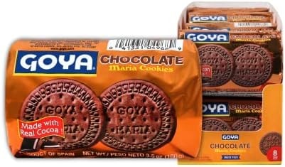 Goya Foods Chocolate Maria Cookies, 3.5 Ounce (Pack of 8)