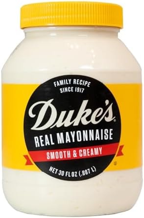 Duke’s Real Mayonnaise Jar – Original Smooth & Creamy Taste, 30 Ounce (Pack of 1)
