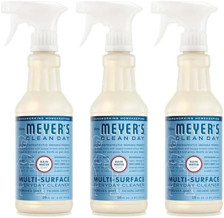 MRS. MEYER'S CLEAN DAY Cleaner Spray, Rain Water, 16 fl oz, 3 Pack