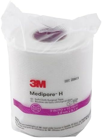 3M™ Medipore™ H Soft Cloth Surgical Tape, 2863, 3 in x 10 yd