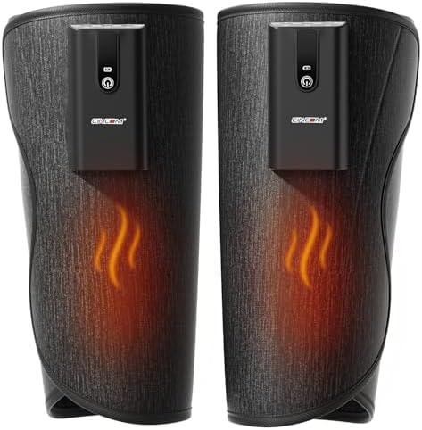 CINCOM Cordless Leg Massager with Heat and Air Compression