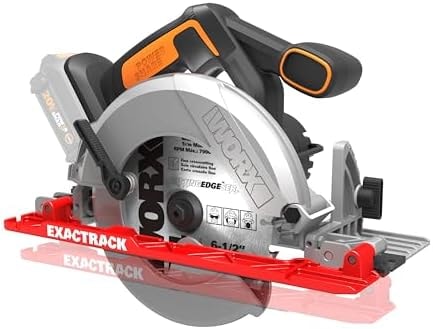 WORX 20V Cordless Circular Saw, 6-1/2-Inch,0-50 Degree Bevel Capability,Tool Only WX530L.9