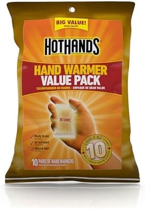 HotHands Hand Warmers Value Pack, 10 Pairs - America's Favorite Warmer