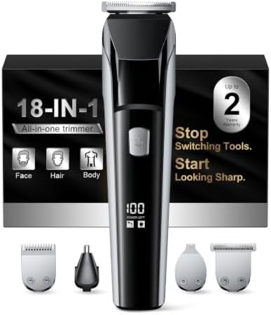 YGZ Beard Trimmer for Men, Electric Razor Hair Clippers for Men, Gifts