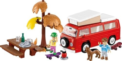 COBI Action Town Volkswagen T2A Camper Building Set, 272 Pieces