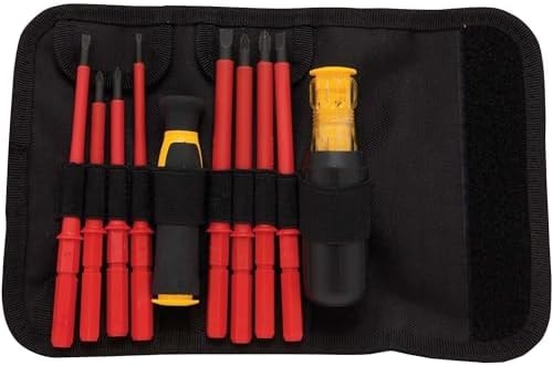DEWALT Screwdriver Set, Insulated Set, Vinyl Grip, 10-Piece (DWHT66417)