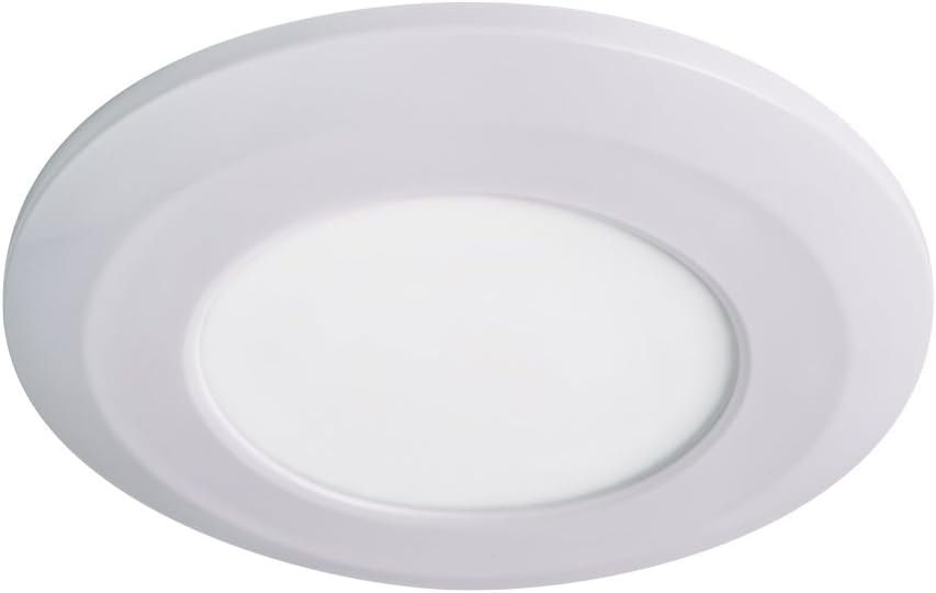 Armacost Lighting Wafer Thin LED Puck Light, Bright White Light (4000K), Brilliant White Finish 224411