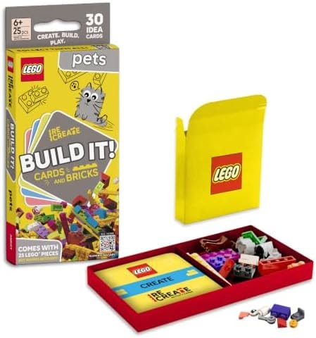 LEGO: Build IT! Cards and Bricks – Pets | Creative Building Ages 6+