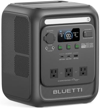 BLUETTI Elite 100 mini Portable Power Station for Camping 1004.8Wh 700W LFP