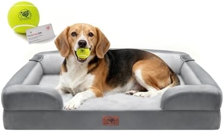 Song Puppy Waterproof Orthopedic Dog Bed for Medium Large Sized Dogs
