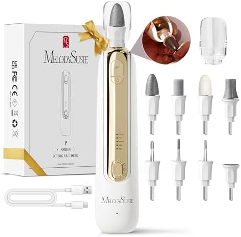 MelodySusie Anti-Dust Pedicure Nail Drill PC760G for Thick Toenail Filing