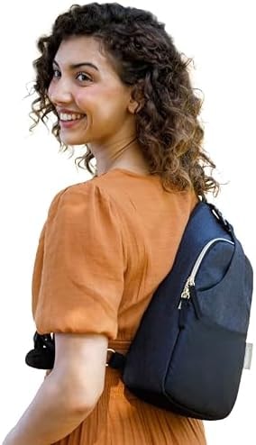 Infantino Diaper Bag Lightweight Crossbody, Black