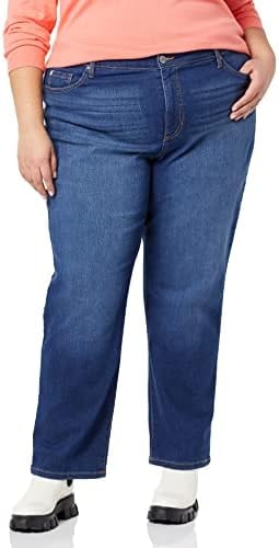 Bandolino Women's Mandie Signature Fit 5 Pocket Jean Pants, Athens, 8 Short