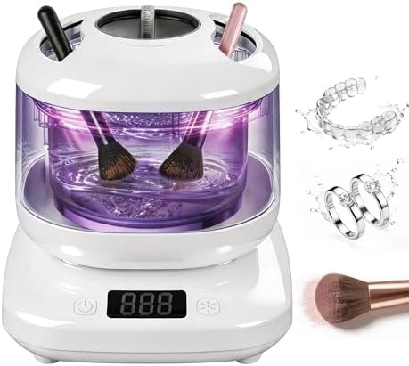 Ultrasonic Retainer Cleaner Machine with UV,Sonic Jewelry Cleaner for Rings