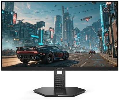 Lenovo Legion 27QD-10 Gaming Monitor - 27" QHD IPS Display - 240Hz Refresh Rate - 0.5 ms MPRT - 99% sRGB - AMD FreeSync™ Premium - Ergonomic Stand