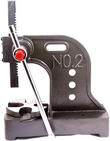 HHIP 8600-0132 Pro-Series Cast Iron Arbor Press, 2 Ton Capacity, 18" Height (Pack of 1)