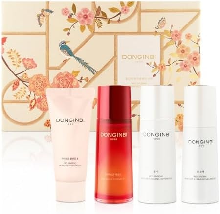Donginbi Red Ginseng Essential Skin Care Set | Korean Skin Care Gift Set