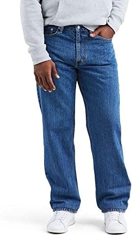 Levi's Men's 550 Relaxed Fit Jeans (Also Available in Big & Tall), Medium Stonewash, 32W x 38L