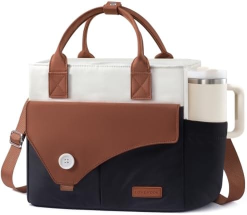 LOVEVOOK Lunch Box for Women,Large Insulated Leakproof Lunch Bag for Work