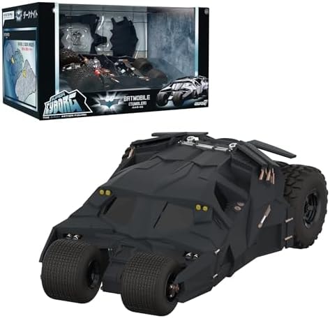 Super7 Super Cyborg Batman Batmobile Tumbler (Full Color) - 10" Batman Action Figure Vehicle - Classic Movie Collectibles and Retro Toys