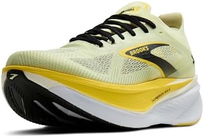 Brooks Men's Hyperion Max 3 Neutral Running Shoe - Luminary/Cyber Yellow/Black - 9.5 Medium