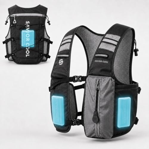 Cooling Hydration Vest for Running Hiking with 2L BPA-Free Water Bladder