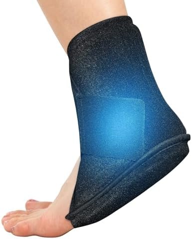 Koonie Ankle Ice Pack Wrap for Swelling, Plantar Fasciitis, Planters Facetious Relief, Reusable Ankle Brace Ice Pack, Cold Therapy Sock Compression for Achilles Tendonitis, Sore Feet, Foot & Heel