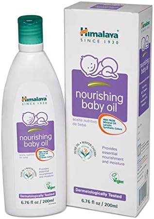 Himalaya Nourishing Baby Oil with Ashwagandha,Massage Oil, 6.76 oz
