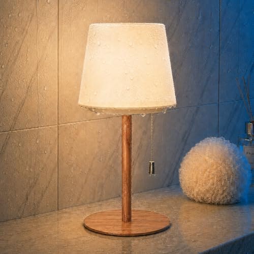 AMETHEUS Waterproof Shower Lamp, 5000mAh Rechargeable Bathroom Light