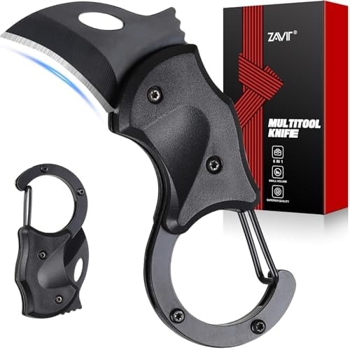 Gifts for Men Brother, Small Pocket Knife for Men, Christmas Stocking Stuffers, Keychain, Box Cutter EDC Gadgets for Husband Him, Unique Gifts ldea for Camping Fishing Hiking