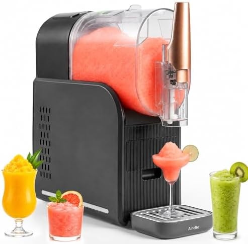 Slush Machine, Frozen Drink Maker 2L Capacity for Smoothies Milkshakes Frozen Cocktails Juice Slush Home Use Slushie Maker with Rinse Cycle Easy Clean No Ice Required