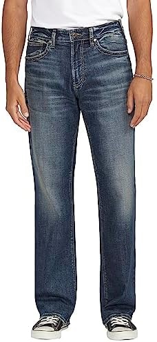 Silver Jeans Co. Men's Gordie Relaxed Fit Straight Leg Jeans