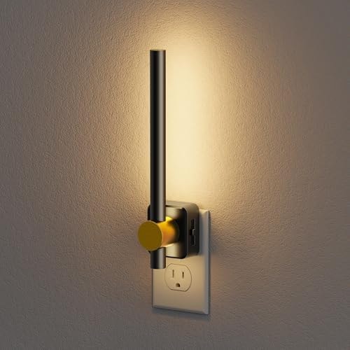 JandCase LED Night Light Plug into Wall, Dusk to Dawn Sensor